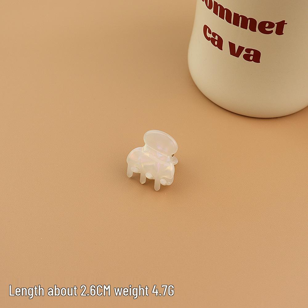 

High-End Mermaid Acetate Claw Clip - Large Retro Geometric Design