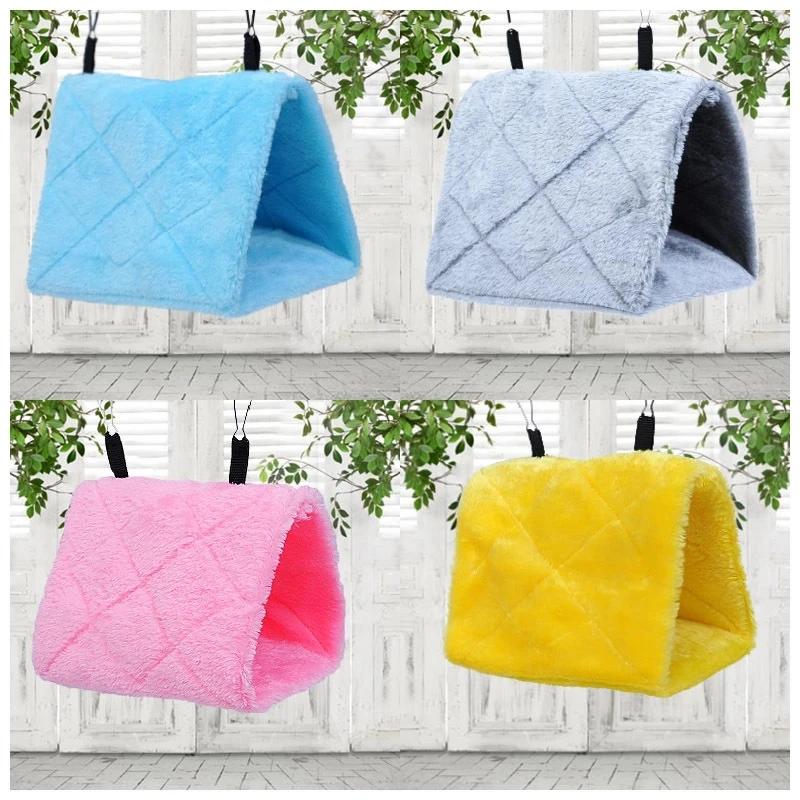 Fashion Pet Bird Parrot Cages Warm Hammock Hut Tent Bed Hanging Cave For Sleeping and Hatching Beautiful Birds House