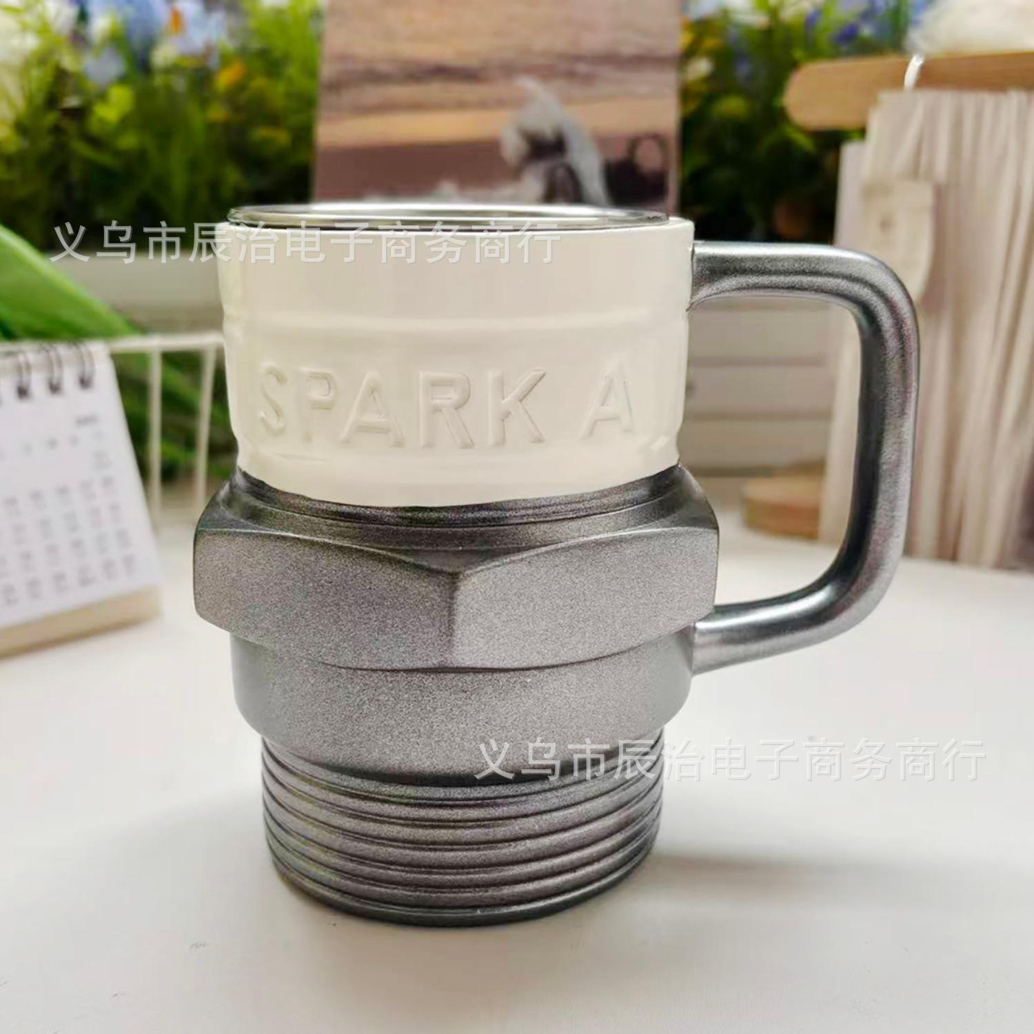 Personality trend hot-selling new creative spark plug coffee cup