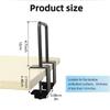 Not Slip Metal Paper Roll Dispenser Adjustable Desk Clamp Protects Surfaces Paper Roll Holder Easy Setups for Worktables