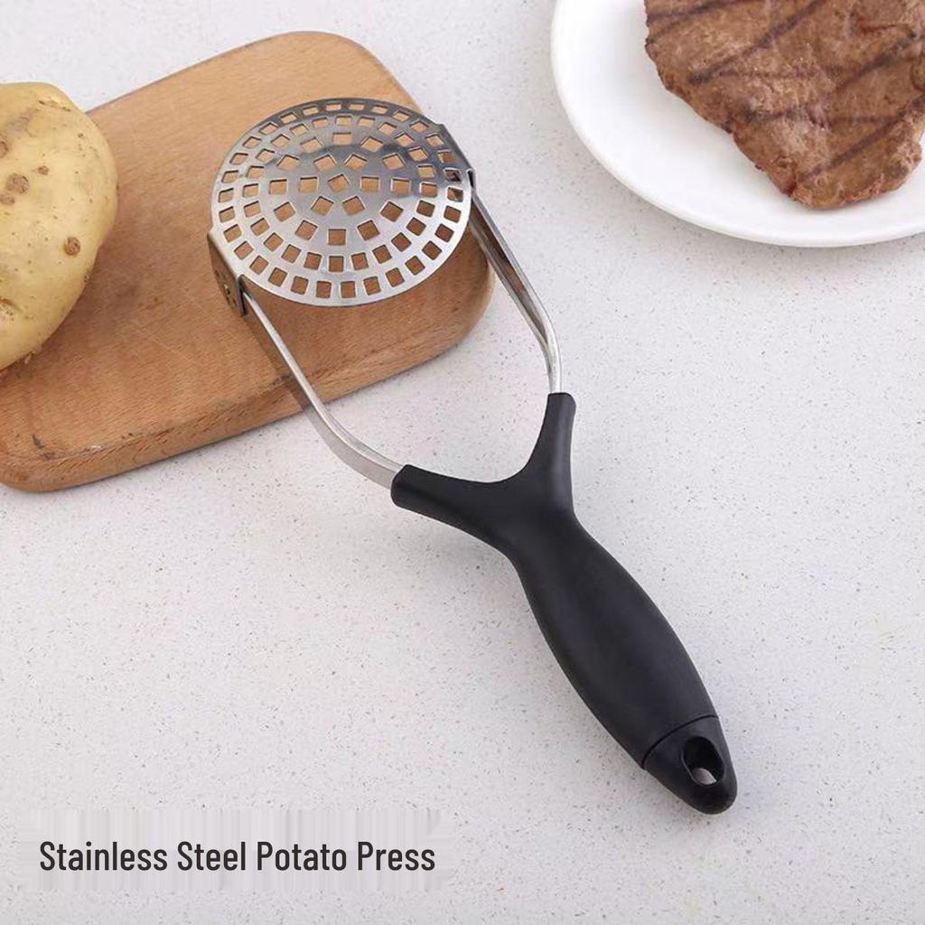 Stainless Steel Manual Potato and Garlic Masher Tool