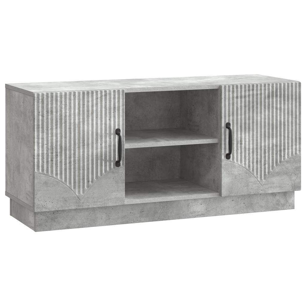 TV Cabinet Concrete Grey 102 x 34.5 x 47 cm Engineered Wood