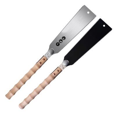 Japanese Style Double Sided Back Sawing Nonslip Wood Handle Wood Sawing Hand Tool for Woodworking Precise Cutting Proje