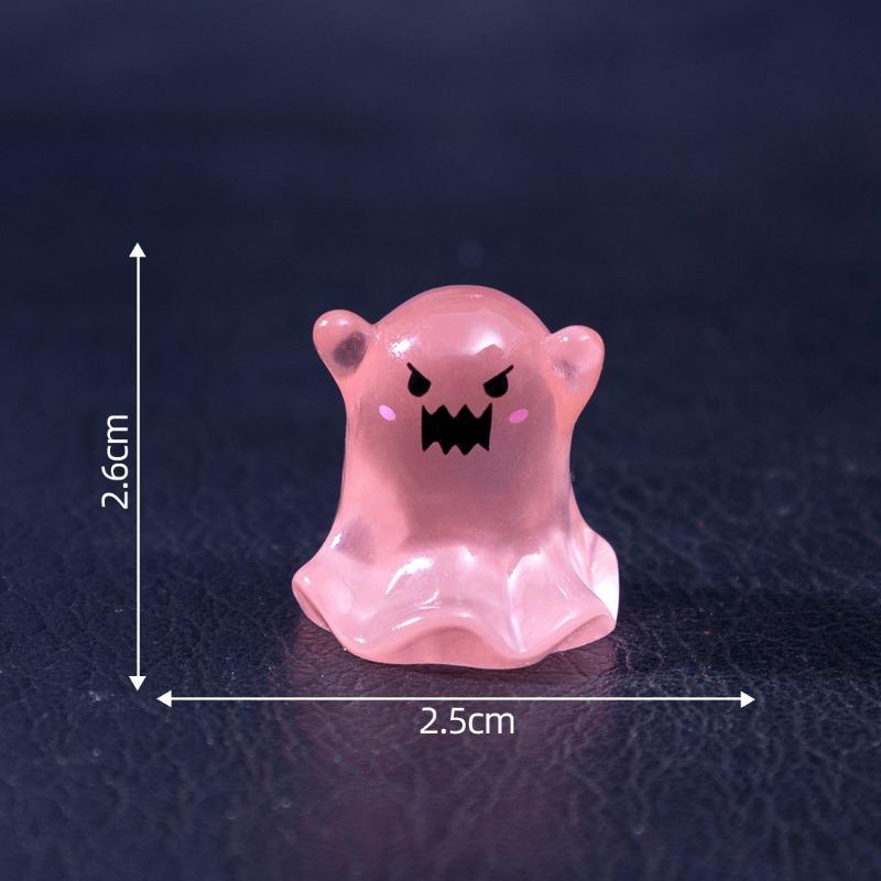 Svítící a vtipná figurka malého ducha, dekorativní doplňky, mini mikro-krajinné stolní ozdoby