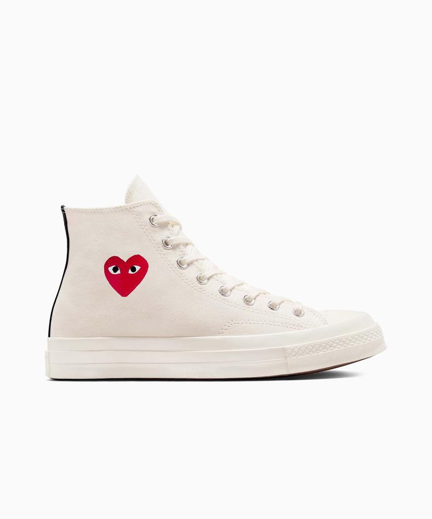 Converse X Play Comme Des Garçons Single Heart Chuck 70 High A08800C