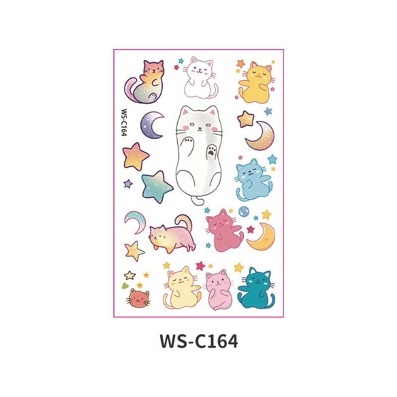 Cross Border Children's Cartoon Tattoo Stickers Space Dinosaur Boy Girl Cute Temporary Waterproof