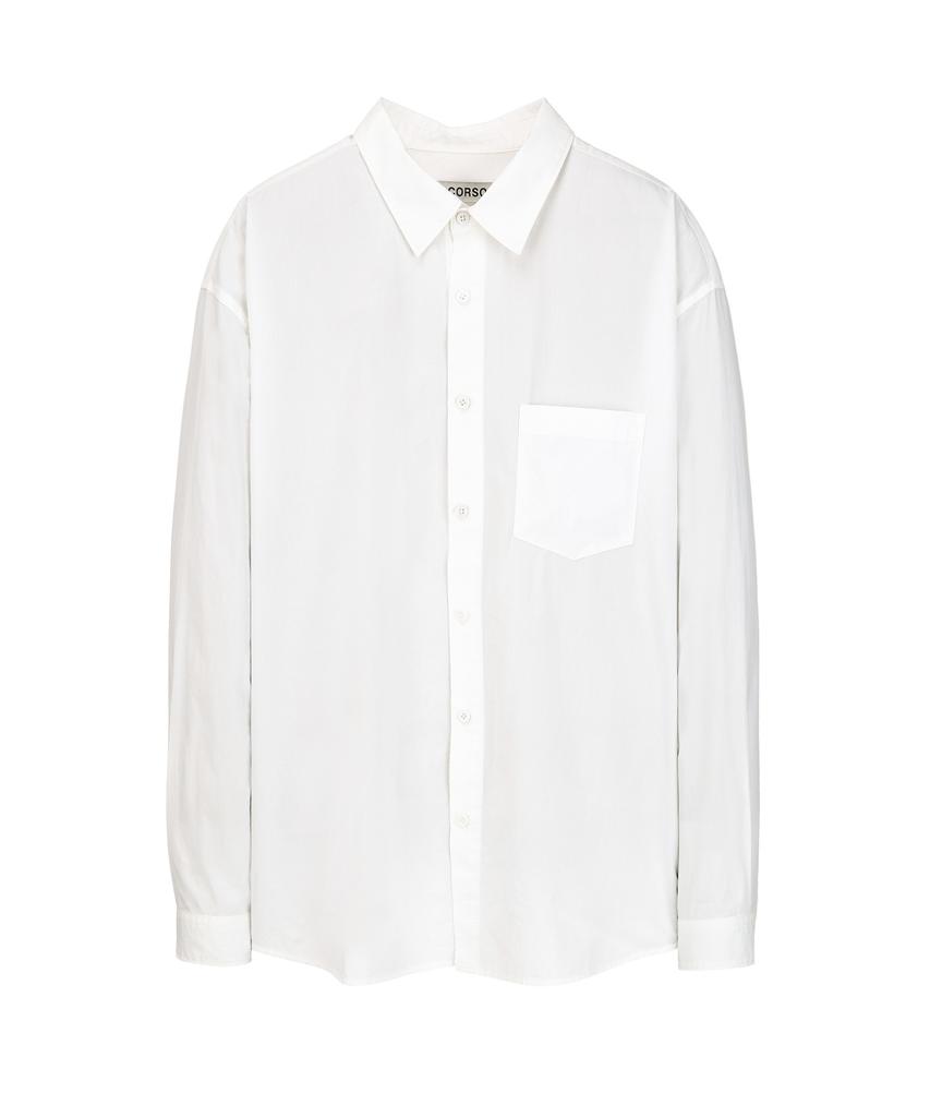 IL CORSO Essential Washed Shirt White