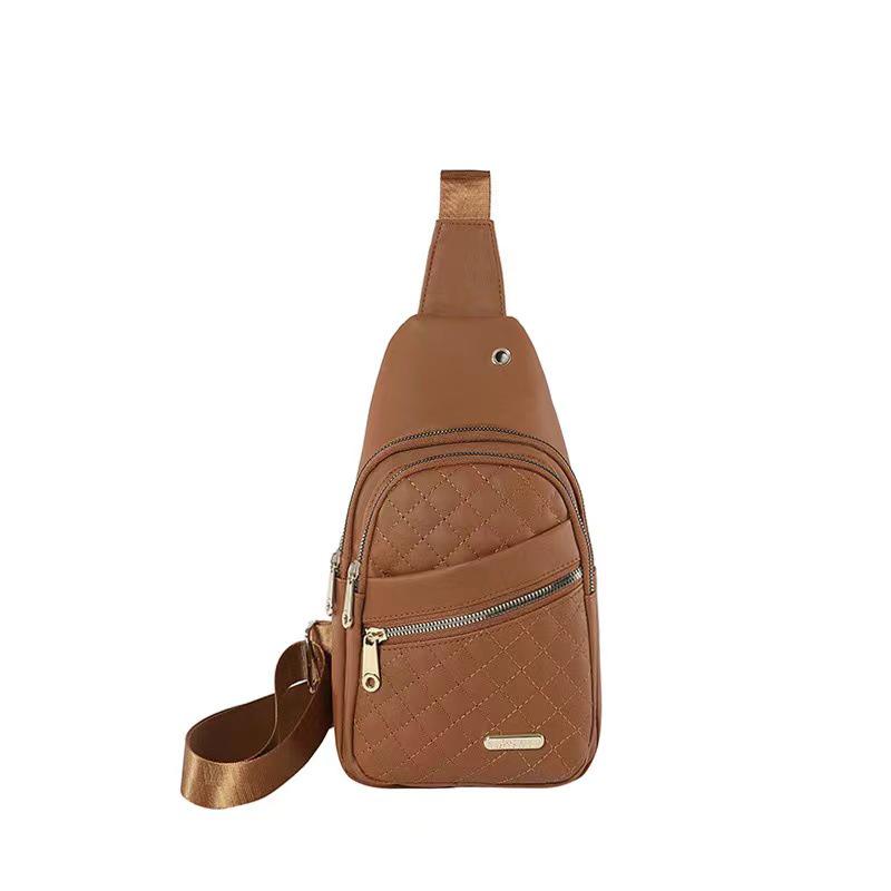 Women's 2022 Korean Style Crossbody Chest Bag - Sporty Oxford Cloth Front Bag for Street Wear