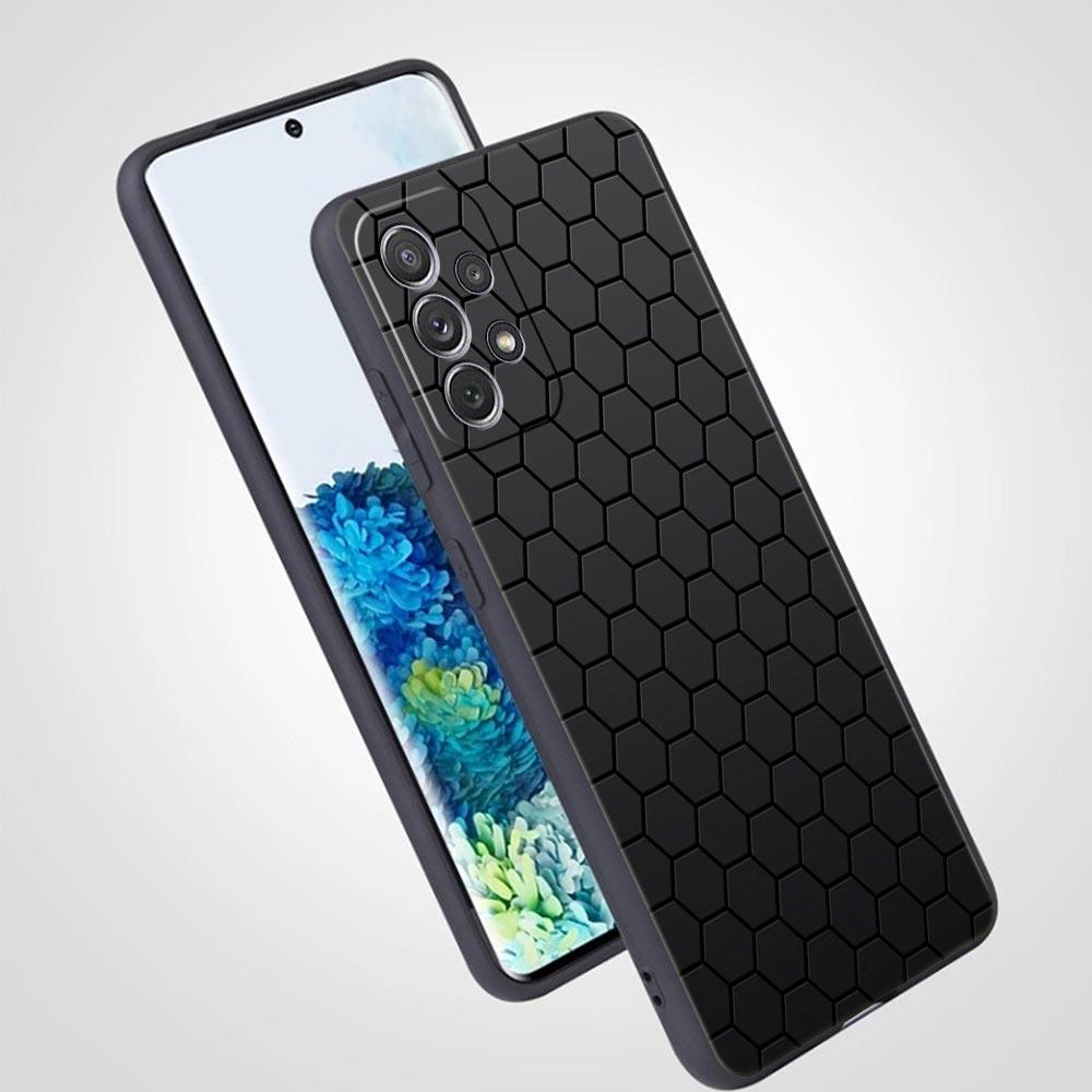 Carbon Fiber Phone Case For Samsung Galaxy A13 A51 A71 A41 A31 A21S A11 A01 A03S A12 A32 A52 A22 A23 A33 A53 A73 5G Soft Cover