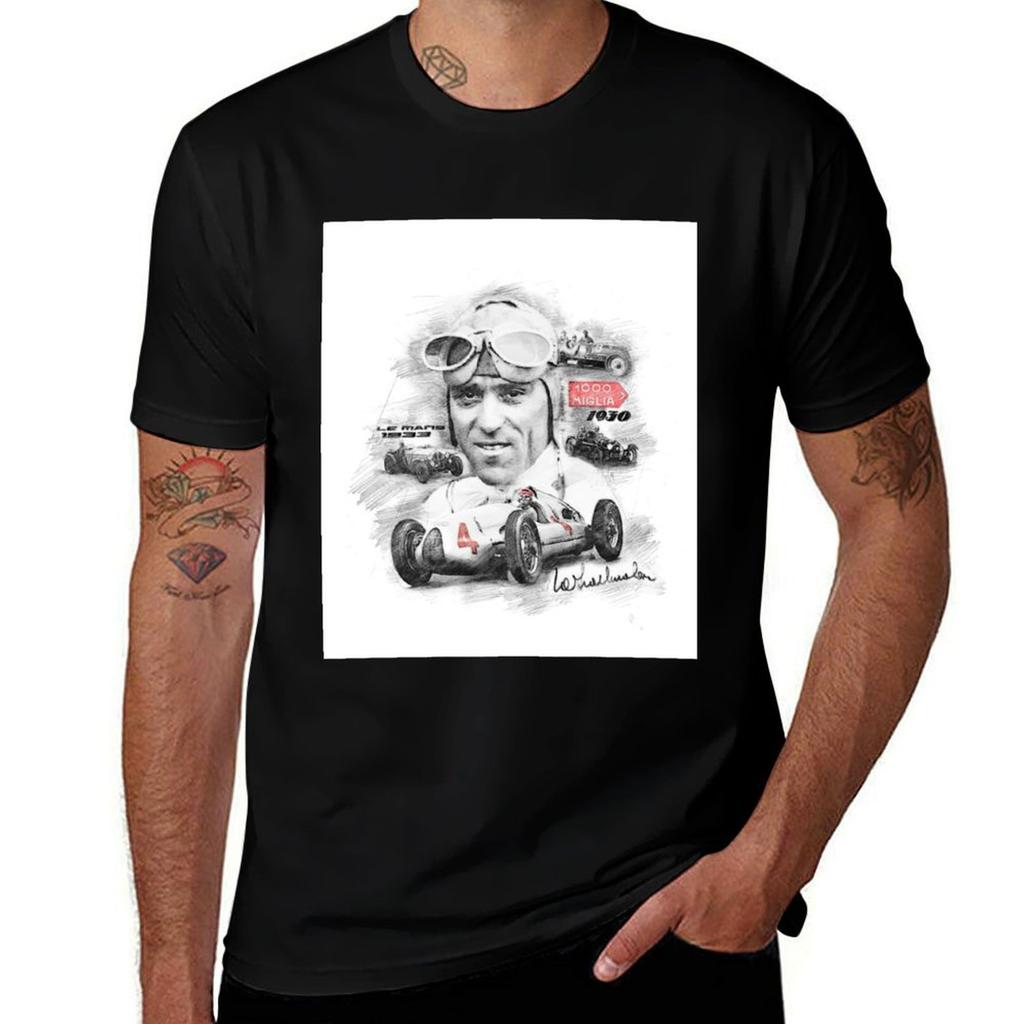Tazio Nuvolari TShirt Christmas Casual Short Sleeve Top