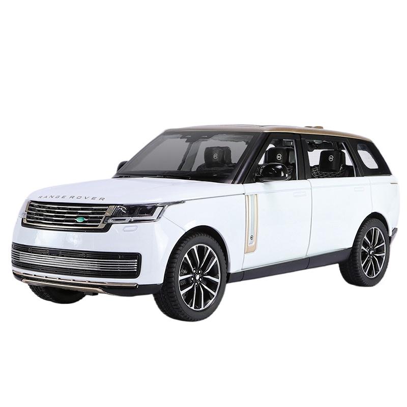

Масштаб 1/24 Land Rover Range Rover SV2022 Сплав Металл Литой Модель Машины Внедорожник Звук и Свет Подарки для Детей Подарки с Детьми белый
