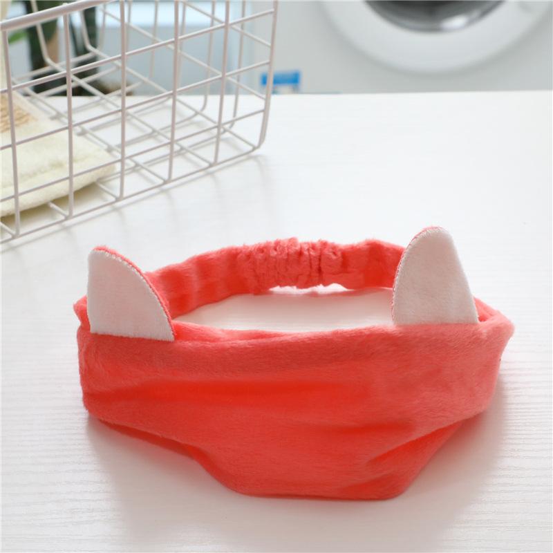 Cat Ears Hair Band Elastic Cat Makeup Face Mask Hair Cover Sports Scarf Bangs Scarf Headband