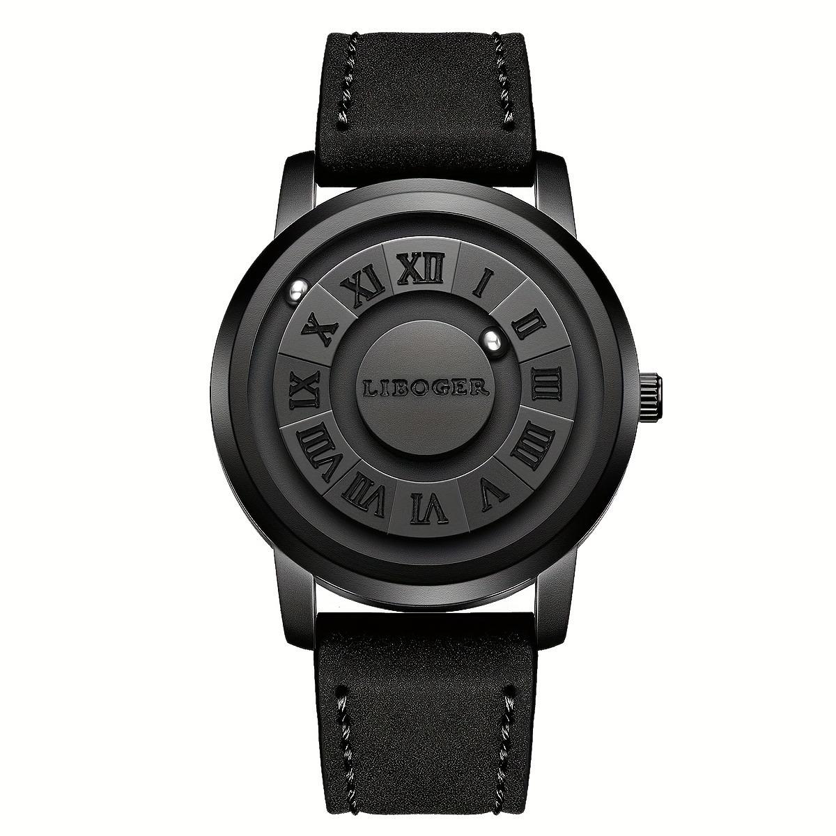 Cool Magnetic Levitation Watch Men S Black Technology Sense Creative Personality Concept Watch
