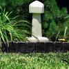 Imitation Stone Garden Fence Garden Landscaping Edging Border Panel Decorative Plastic Retaining Border with Stake for Flower Bed Path Lawn Outdoor