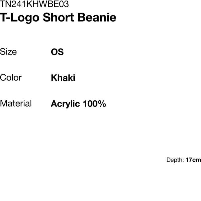 ThisisneverThaT  ThisisneverThaT  T Logo shorT Beanie Khaki