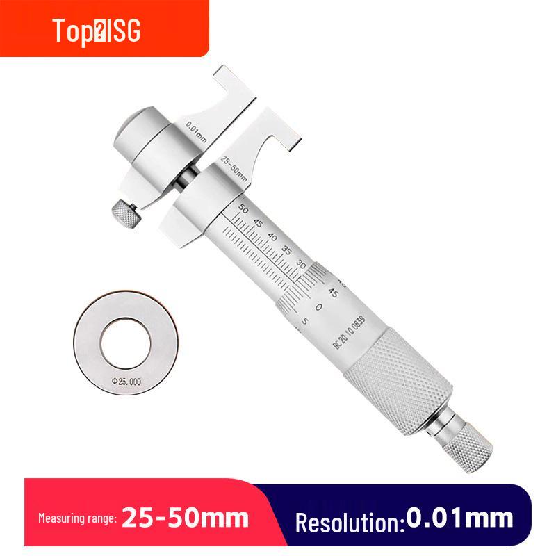High-Precision Inner Diameter Micrometer 5-50MM Screw Gauge 0.01