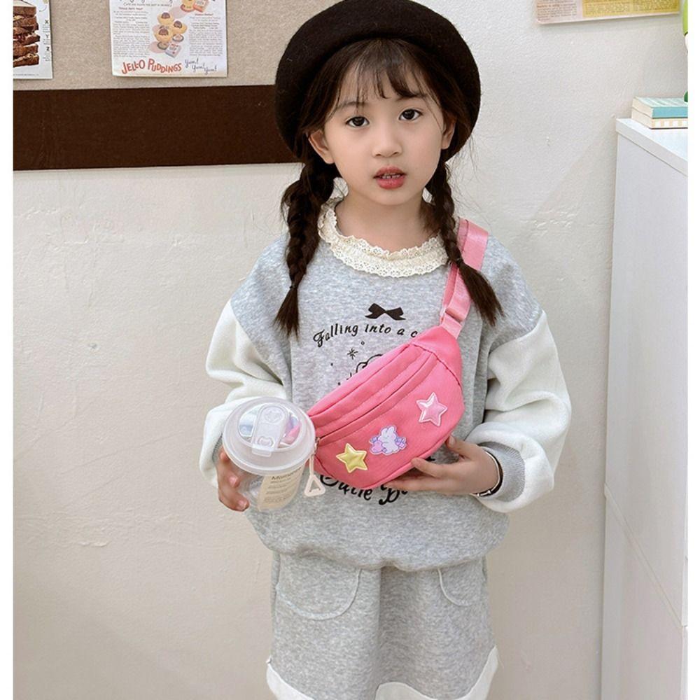 Star Waist Pack Kawaii Crossbody Purse Durable Fanny Pack Women Girls Kids