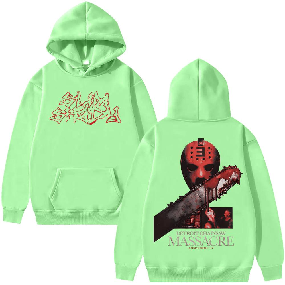 Eminem Massacre Hoodie Men Casual Vintage Pullover Man Hip Hop Hoodie Mens Fashion Oversized Sweatshirt Gothic Unisex Streetwear