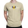 Barbados Flag Barbadian Graphic Printing T Shirts For Unisex Wounisex 100 Cotton Tee Shirt Clothing