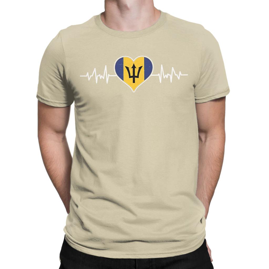 Barbados Flag Barbadian Graphic Printing T Shirts For Unisex Wounisex 100 Cotton Tee Shirt Clothing