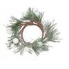 DECORATIVE WREATH MADE OF NEEDLES WITH BALLS