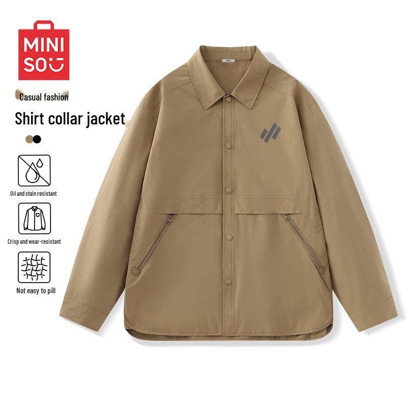 

MINISO Men s American Casual Shirt Jacket 3XL