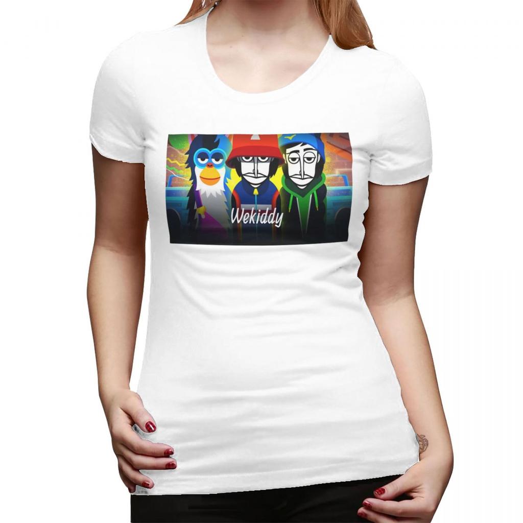 Incredibox Music Video Game TShirt for Women ONeck Streetwear T Shirts Womens Tees Short Summer Clothes Tops