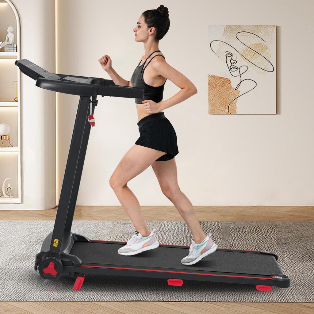 Treadmill with Incline Function, 3.0 Hp, Foldable, For Home Use, 14 Km/H, 8% Incline, 120 Kg