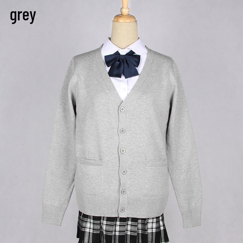 Svetr kardigan ve stylu sen pro JK pro ženy - Vysokoškolská uniforma, jaro a podzim