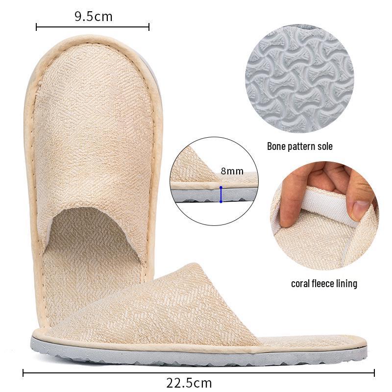 Детские нескользящие одноразовые тапочки для отелей, гостевых домов и путешествий