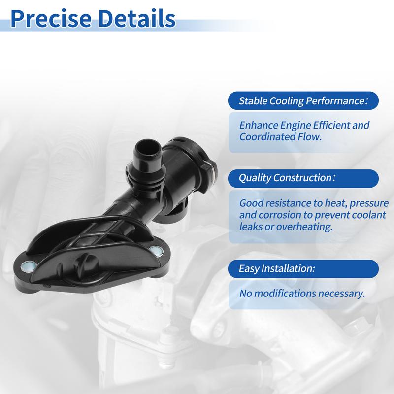 X Autohaux 25192985 1338487 55562048 Thermostat Housing for Vauxhall Corsa E for Astra J