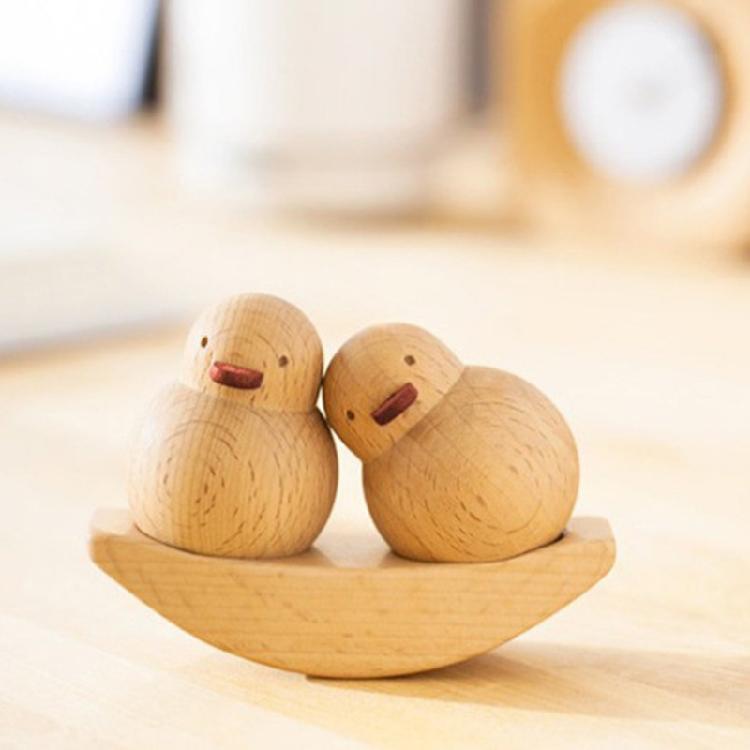 Schreibtische Holzente Freundschaft Geburtstag Valentinstag Modern Gedenktag