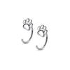 Trendy Cute Cat Paw Ear Hooks - Korean and Japanese Style, Comfortable and Fun, No Need to Remove for Sleep