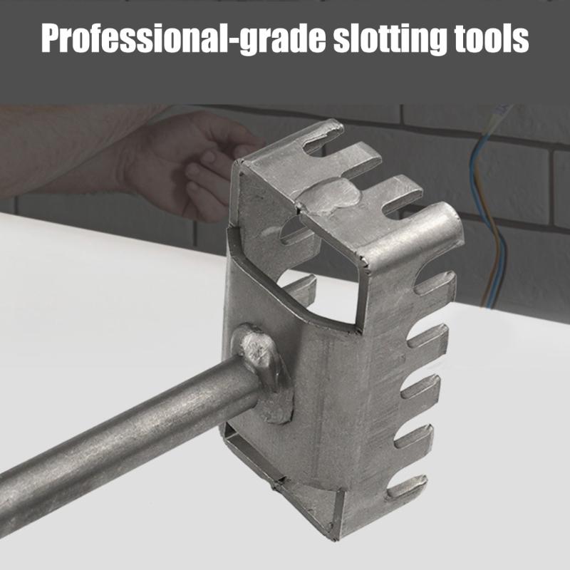 86 Line Box Socket Hole Punching Quick Electric Hammer Open Hole Tool Hardware Tool Square/Round Handle Hardened Steel