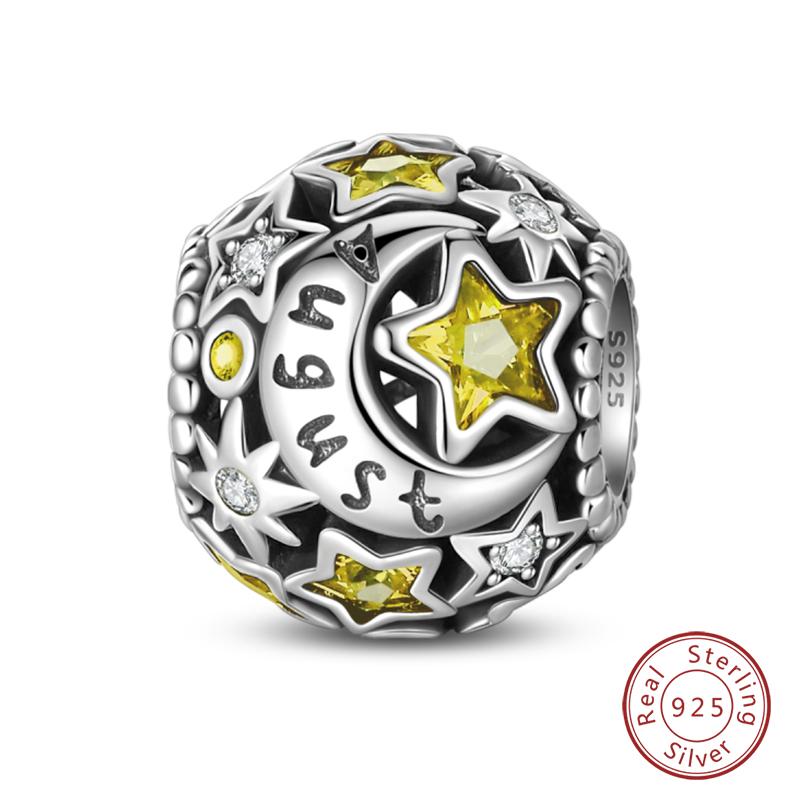 Charms Fit Qikaola Bracelets Copper Twelve Constellations Charms Beads Leo Aries Virgo For Birthday Jewelry Gifts