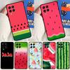 Schattige Zomer Fruit Watermeloen Voor Samsung Galaxy M15 M35 M21 M16 M06 M33 M13 M53 M11 M31 M55 M14 M34 M54 M12 M32 M52 Hoesje