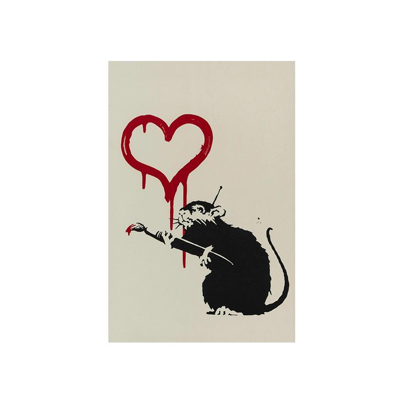 Banksy Retro Graffiti Malerei Druck Abstrakte Wand Kunst Leinwand Poster Lustige Ironisch Bild für Wohnzimmer Home Decor Cuadros