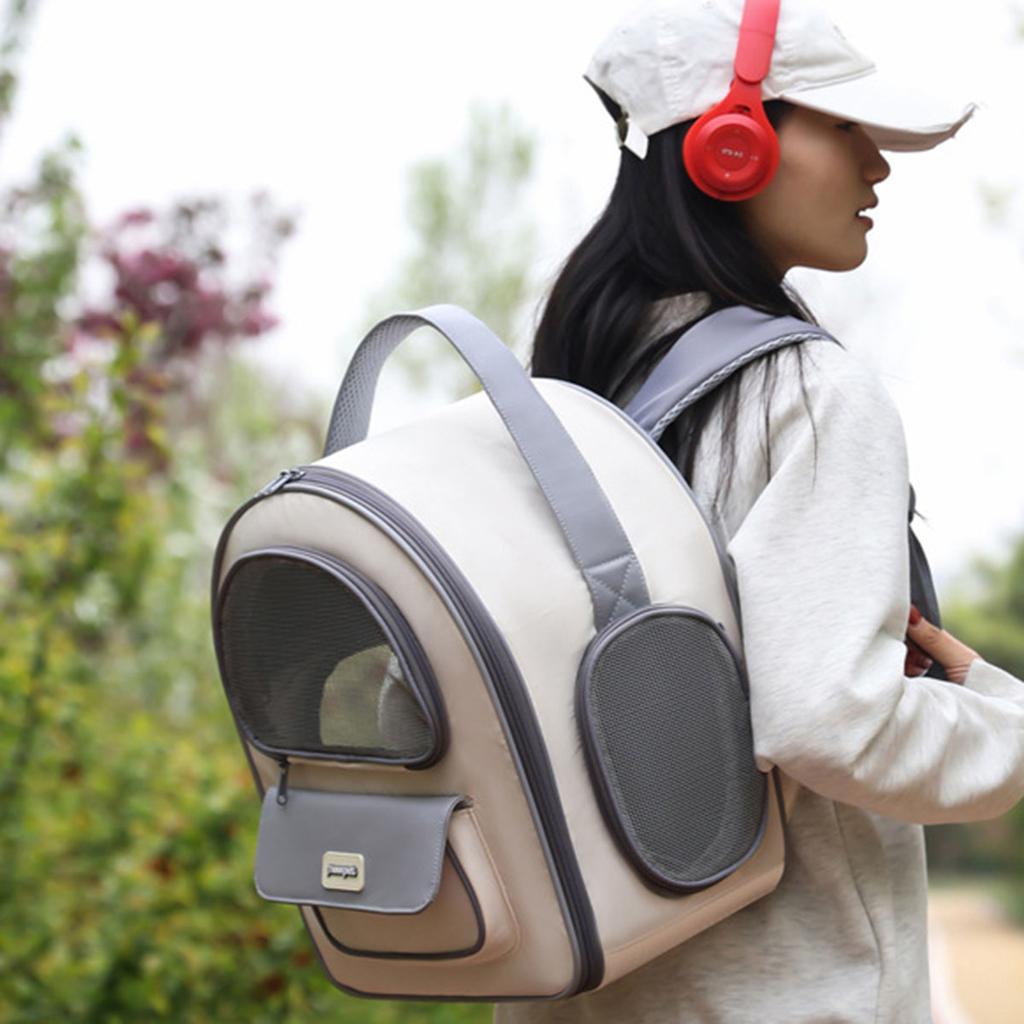 Geantă de Pisică Umăr Rucsac Pisică Exterior Portabil Câine Mic Rucsac Câine Capacitate Mare Respirabil Patru Anotimpuri Universal Geantă Pisică
