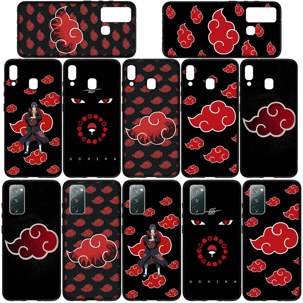 Phone Case for iPhone 17 15 16 Plus Redmi Note 14 12 11 13 Pro Max Huawei P30 P20 Lite OPPO A60 A40 A80 A38 A54 Akatsuki Silicone Narutos Anime Cover