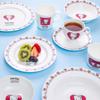 Skater Soup Plate, 23cm, Dishwasher Safe, Narumi Bone China, Made in Japan, Sanrio Hello Kitty Drawing, CBSP23-A