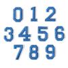 Pack Of 72 Embroidered Alphabet Number Patches Durable Iron On Applique For Clothing Bags DIY Crafts