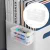 Classified Refrigerator Side Door Storage Box Clip-on Transparent Refrigerator Boxs Scalable Removable