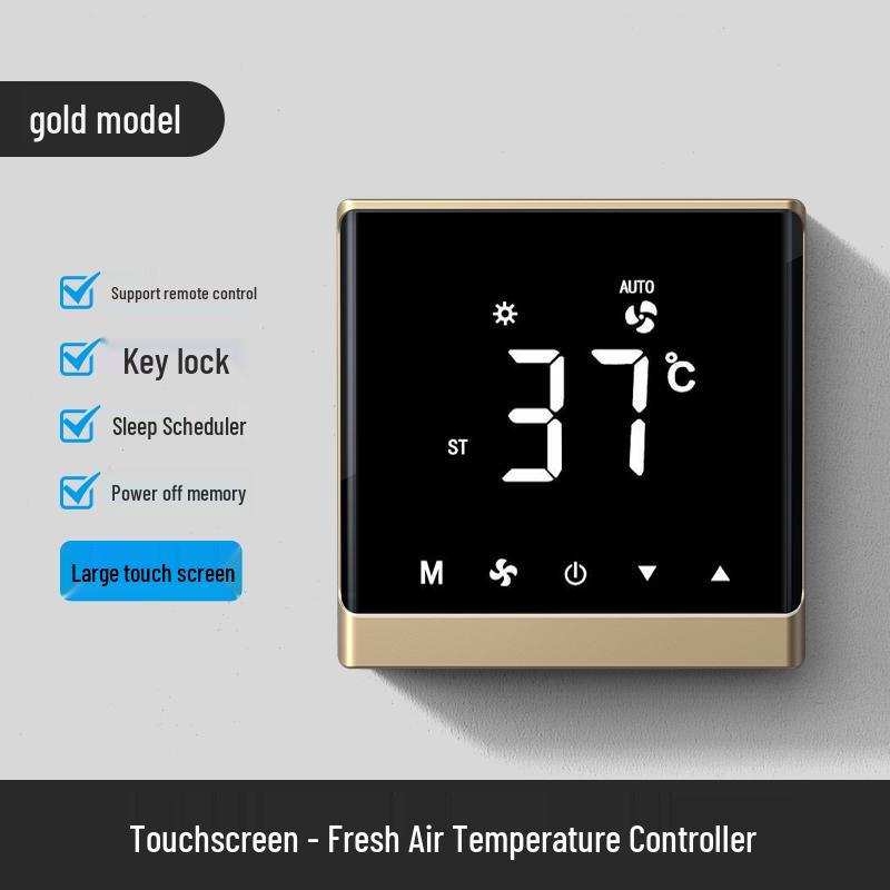 Universal Dual-Speed Exhaust Fan with Remote & LCD Control Panel