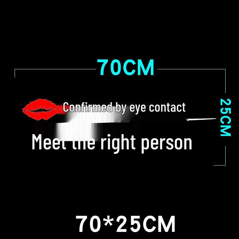 Creative Personality Reflective Car Door & Rear Window Sticker: 'A Wise Man Speaks Little'