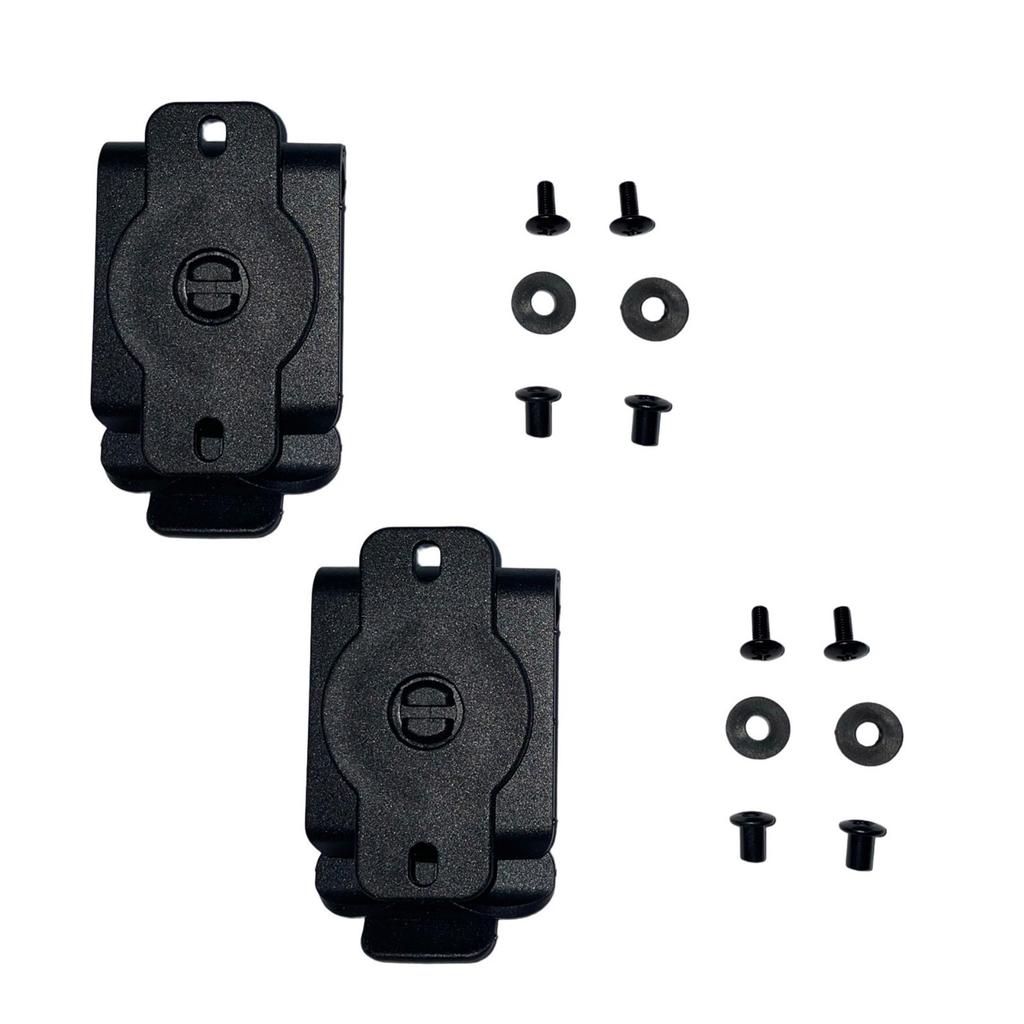 1/2Set Tactically Knife Holster Back Clip 360 Degree Rotating K Sheath Back Clip Belt Clip with Screws Easy To Carry