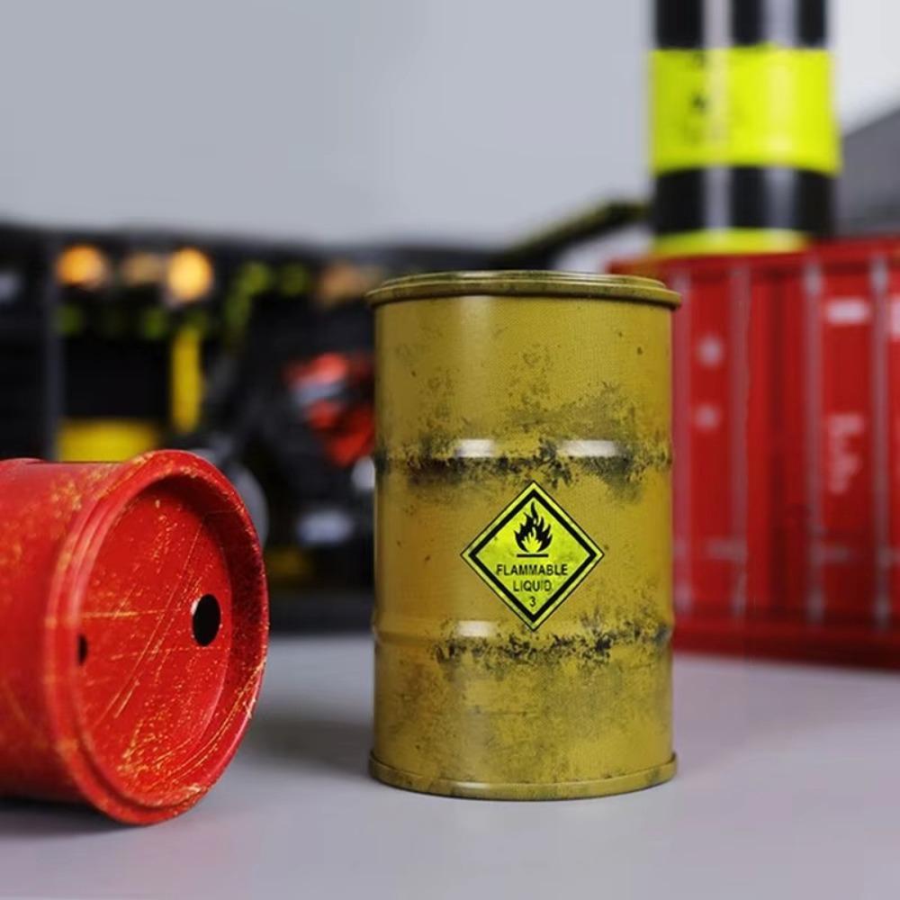 

Small Container Mini Oil Tanks Retro Industrial Style Miniature Oil Tanks Birthday Gift Brown