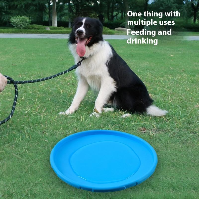 Meianju dog Frisbee, pet toy wholesale interactive toy pet Frisbee floating water bite resistance recovery training