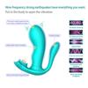 3 I 1 Trådløs truse Vibrator Bærbar Suge G Spot Klitoris Stimulator Oppvarming Vaginal Anal Orgasme Dildo Sexleketøy for kvinner