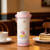 Water Bottle Sweet Cute Thing Portable Double Drink Coffee Thermos Cup Cute Style Sub Polka Dot Household Water Cup
