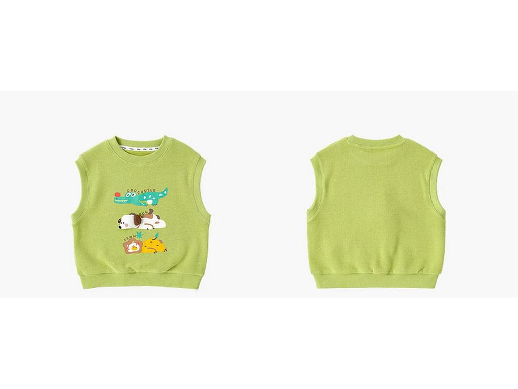 Dudu Home Kids' Spring 3-Piece Set: Baby Vest, Boys' T-shirt, Trendy Pants